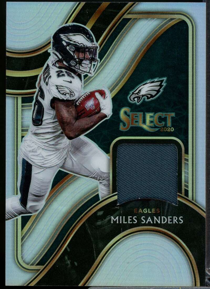 Miles Sanders Card 2020 Select Select Swatches Prizm #8  Image 1