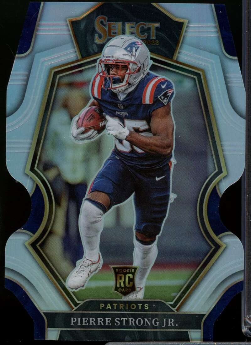 Pierre Strong Jr. Rookie Card 2022 Select Prizm Silver Die Cut #168  Image 1