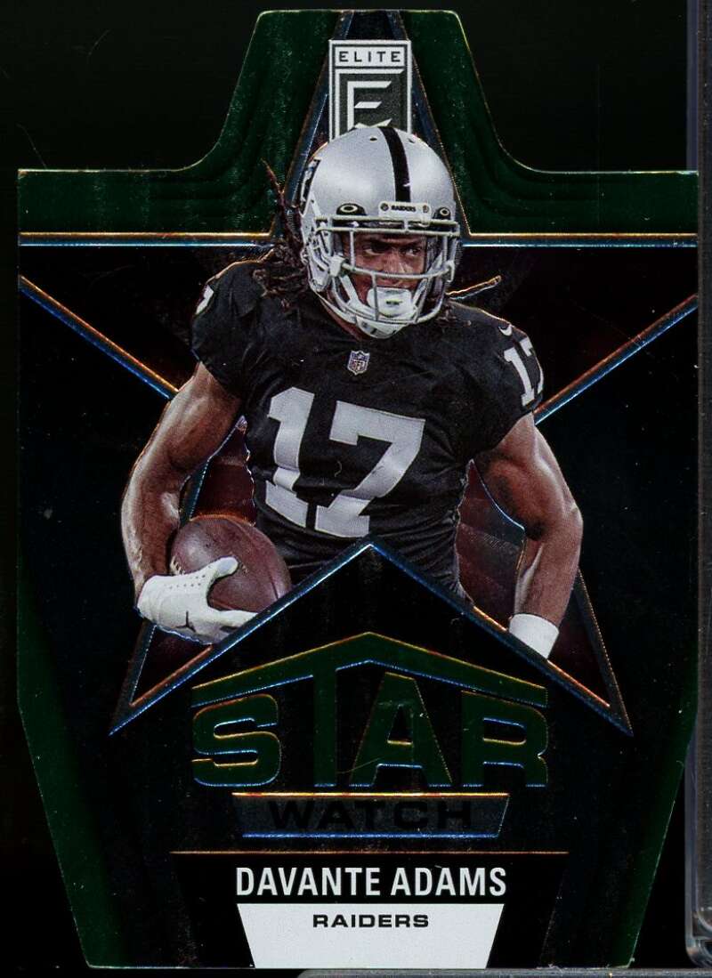 Davante Adams Card 2022 Elite Star Watch Green #14  Image 1