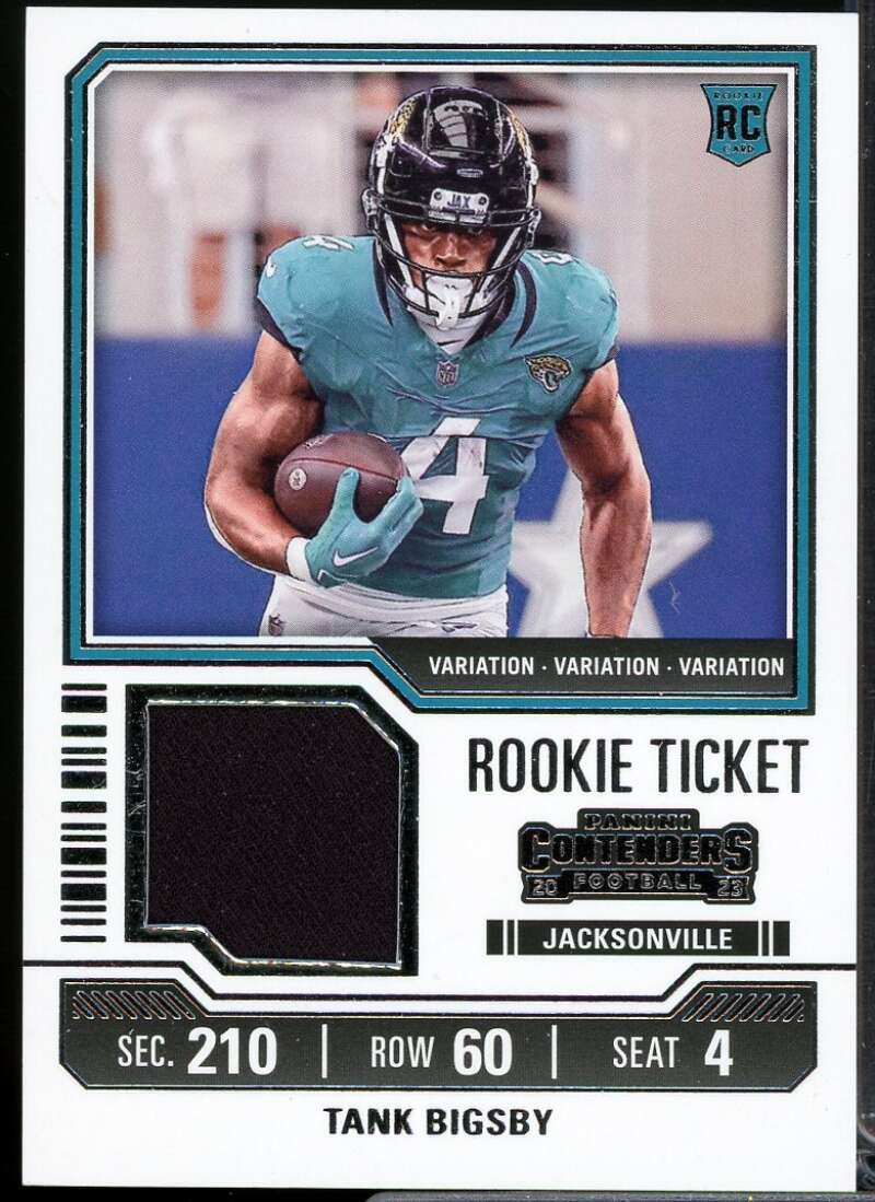 Tank Bigsby Rookie 2023 Panini Contenders Rookie Ticket Swatches Variations #33  Image 1
