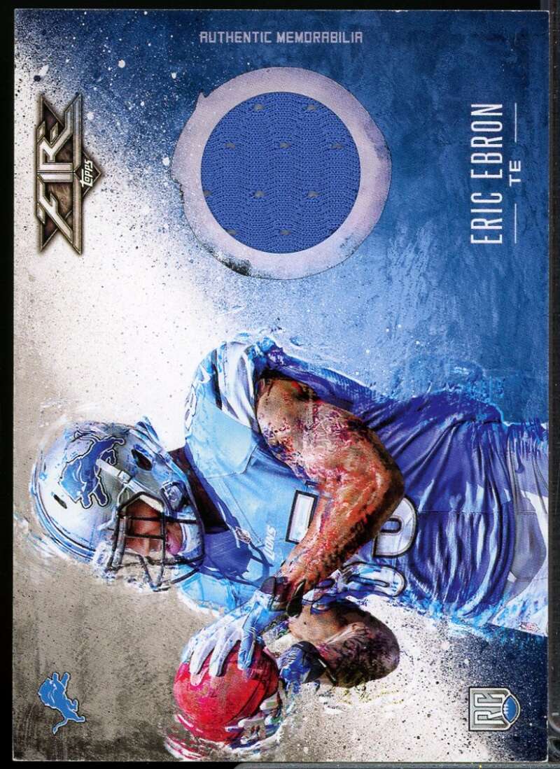 Eric Ebron Rookie Card 2014 Topps Fire Relics #FREE  Image 1