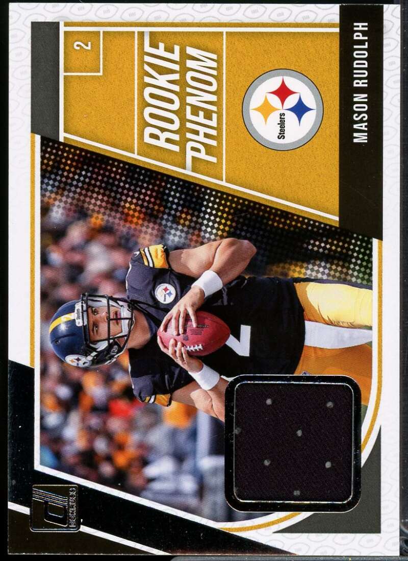 Mason Rudolph Card 2018 Donruss Rookie Phenom Jerseys Orange #5  Image 1