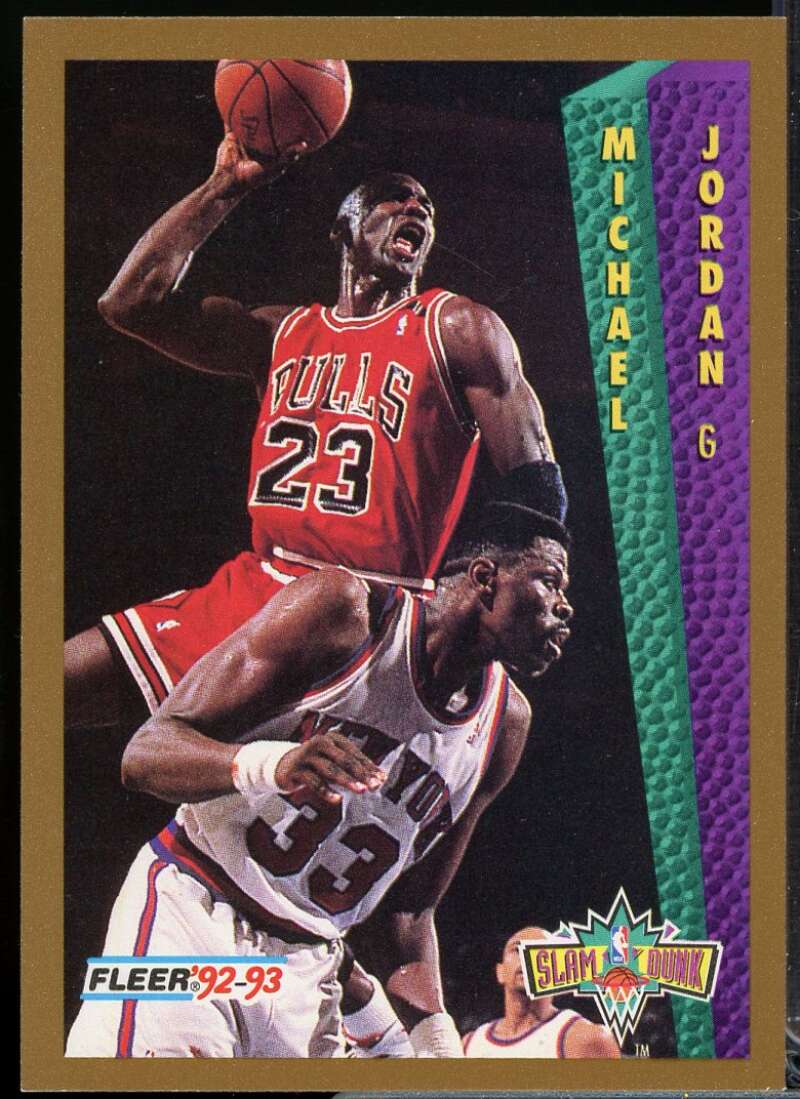Michael Jordan SD Card 1992-93 Fleer #273  Image 1