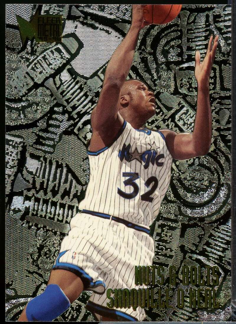 Shaquille O'Neal NB Card 1995-96 Metal #215  Image 1