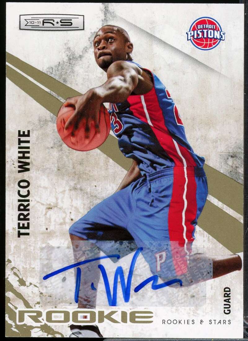 Terrico White Rookie Card 2010-11 Rookies Stars Signatures #118  Image 1