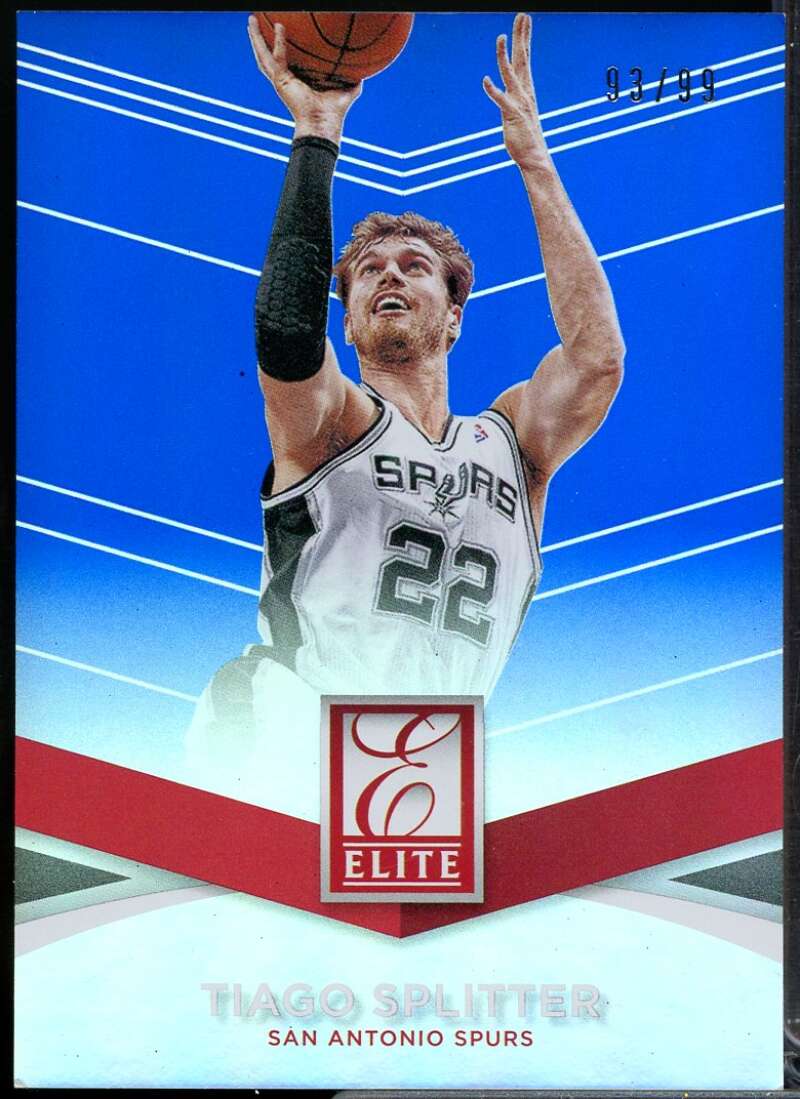 Tiago Splitter Card 2014-15 Elite Blue #16  Image 1