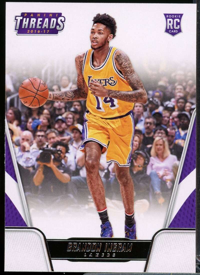 Brandon Ingram Rookie Card 2016-17 Panini Threads #166  Image 1