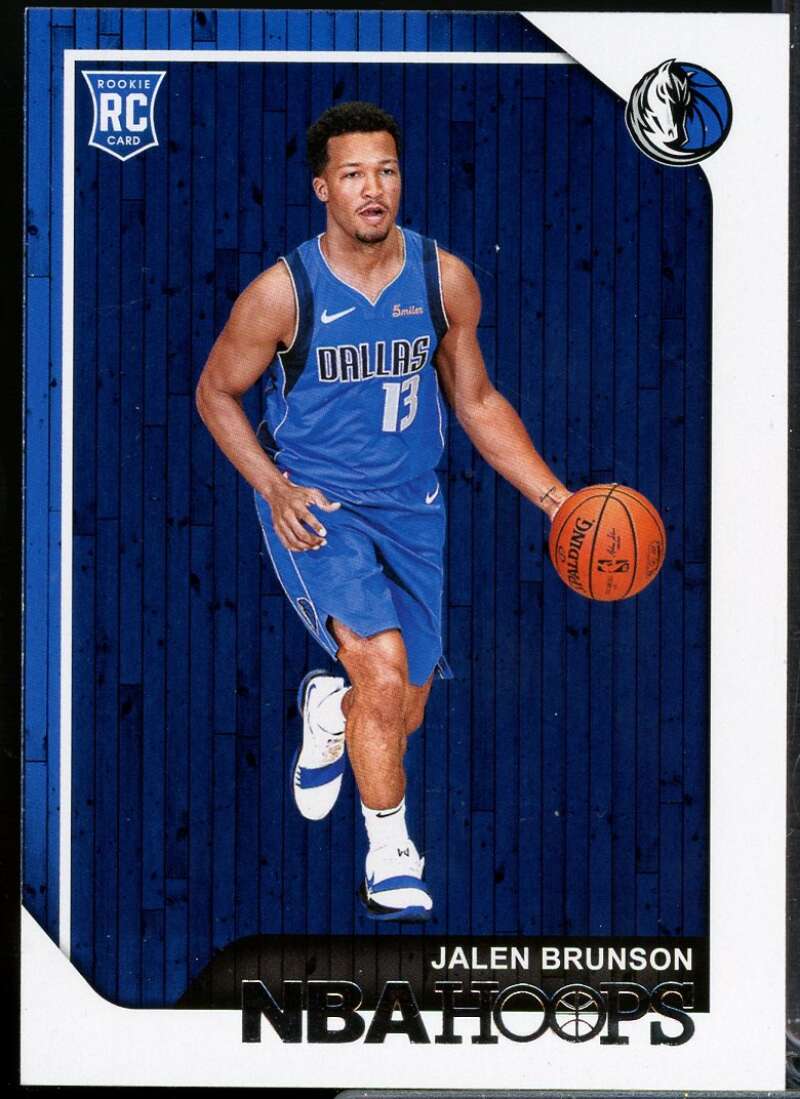 Jalen Brunson Rookie Card 2018-19 Hoops #243  Image 1