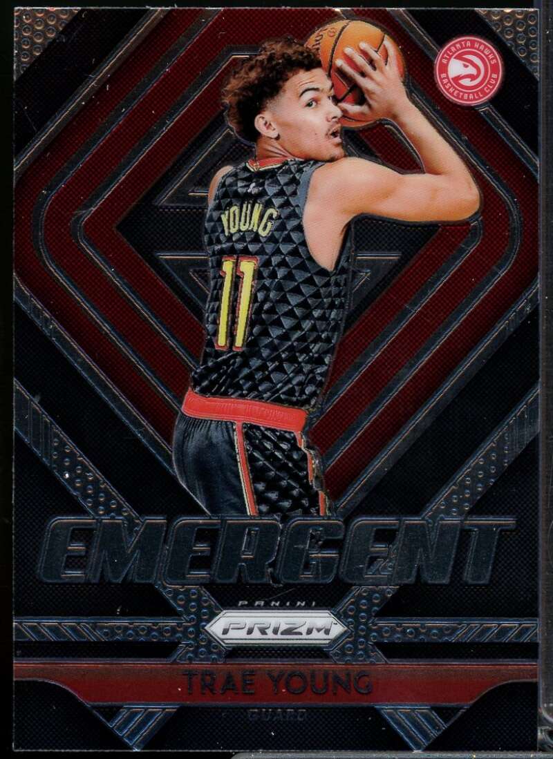 Trae Young Rookie Card 2018-19 Panini Prizm Emergent #5  Image 1
