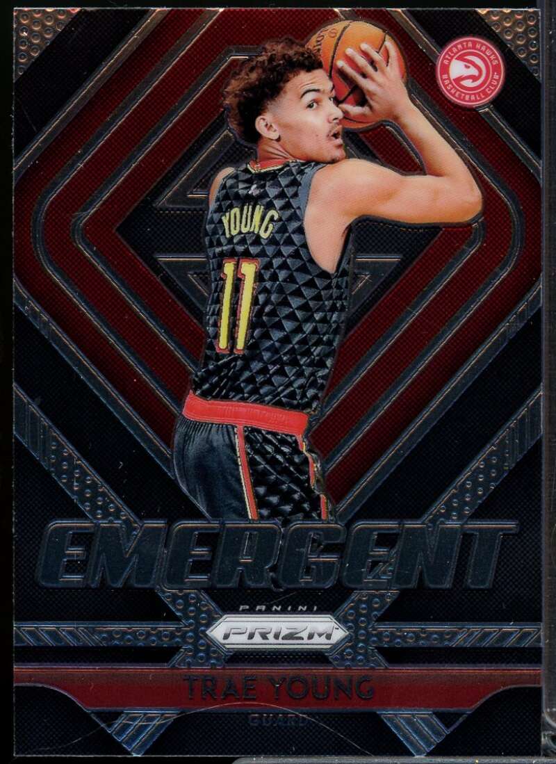 Trae Young Rookie Card 2018-19 Panini Prizm Emergent #5  Image 1
