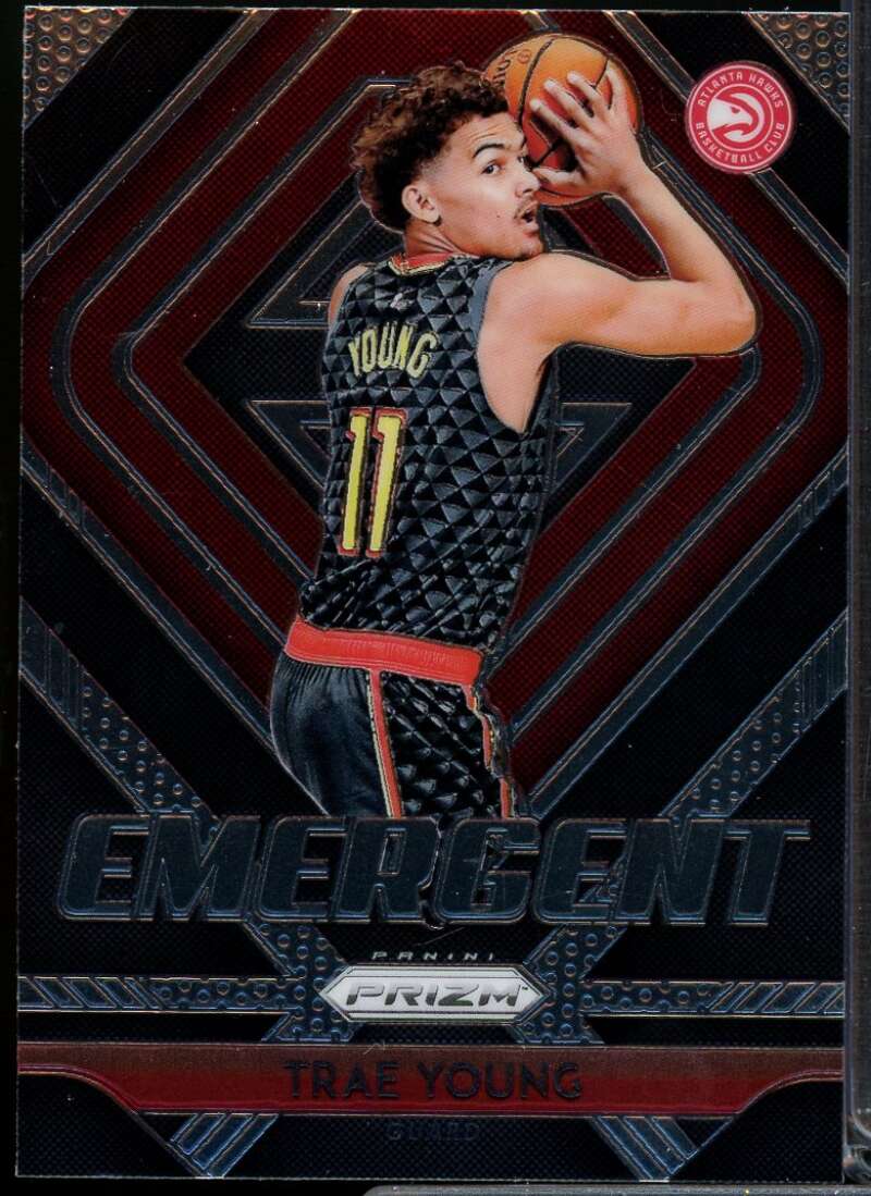 Trae Young Rookie Card 2018-19 Panini Prizm Emergent #5  Image 1