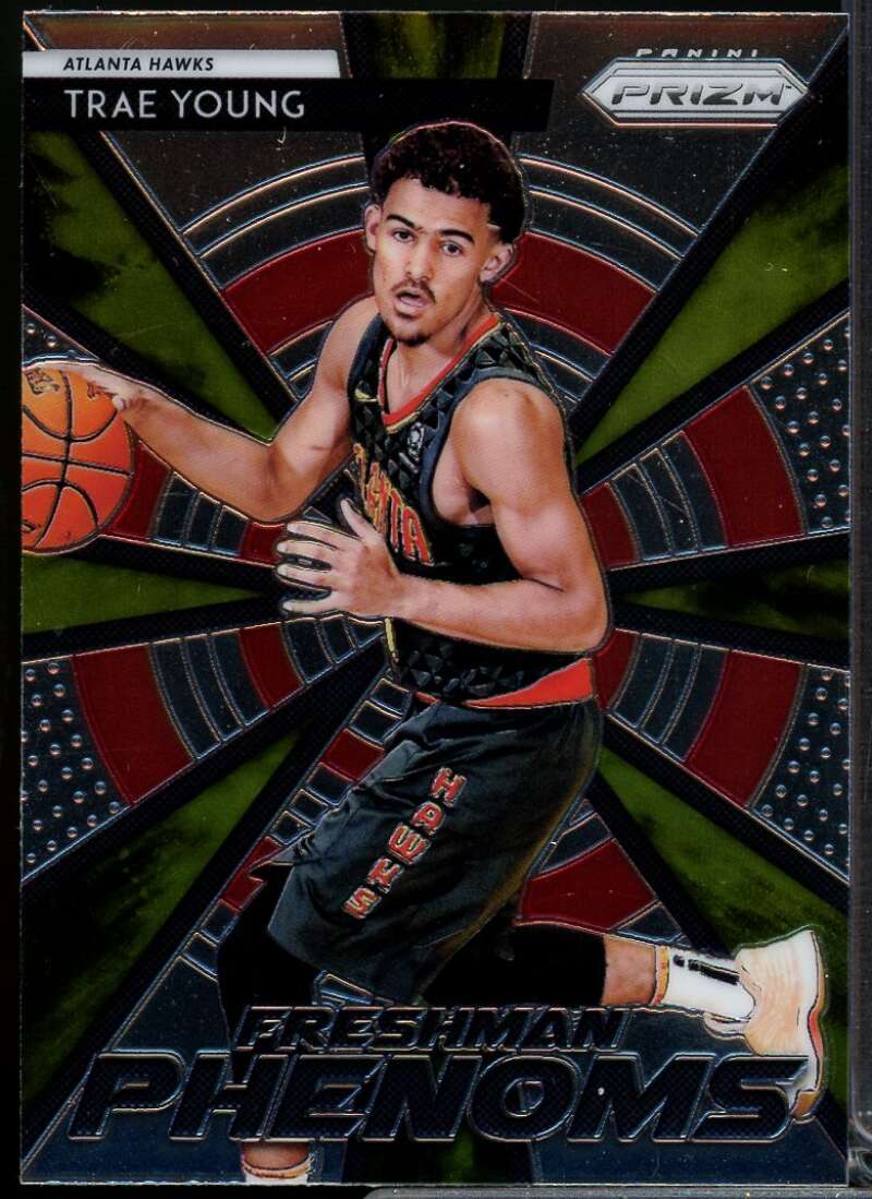Trae Young Rookie Card 2018-19 Panini Prizm Freshman Phenoms #21  Image 1