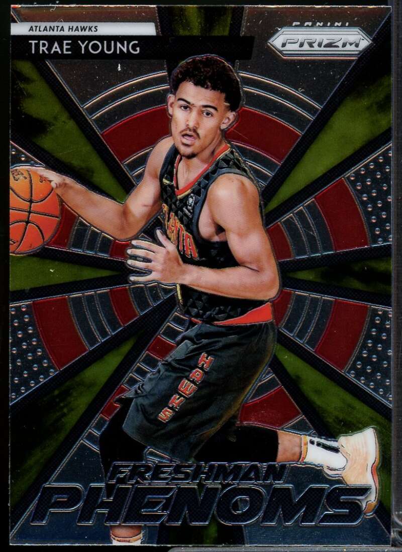 Trae Young Rookie Card 2018-19 Panini Prizm Freshman Phenoms #21  Image 1