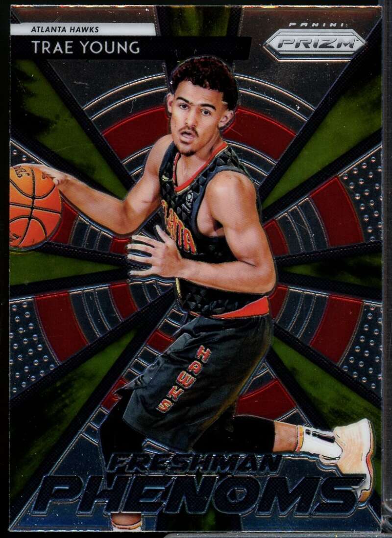Trae Young Rookie Card 2018-19 Panini Prizm Freshman Phenoms #21  Image 1