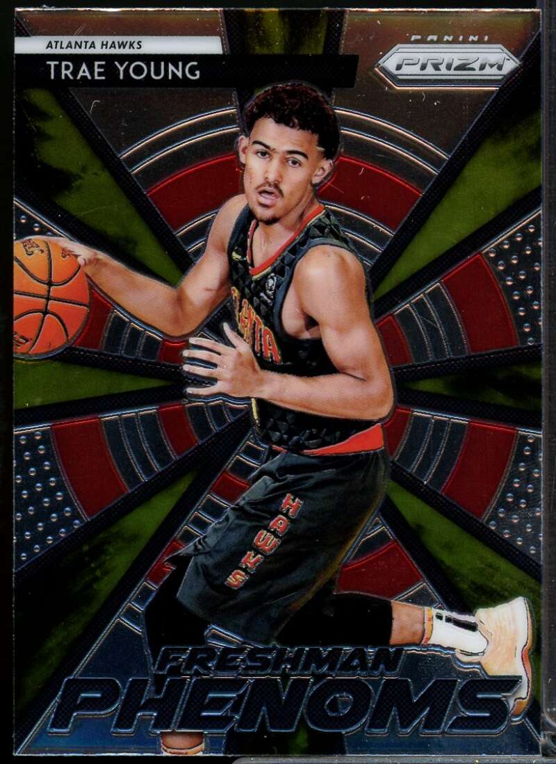 Trae Young Rookie Card 2018-19 Panini Prizm Freshman Phenoms #21  Image 1