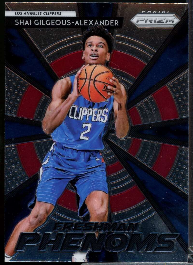 Shai Gilgeous-Alexander Rookie Card 2018-19 Panini Prizm Freshman Phenoms #15  Image 1