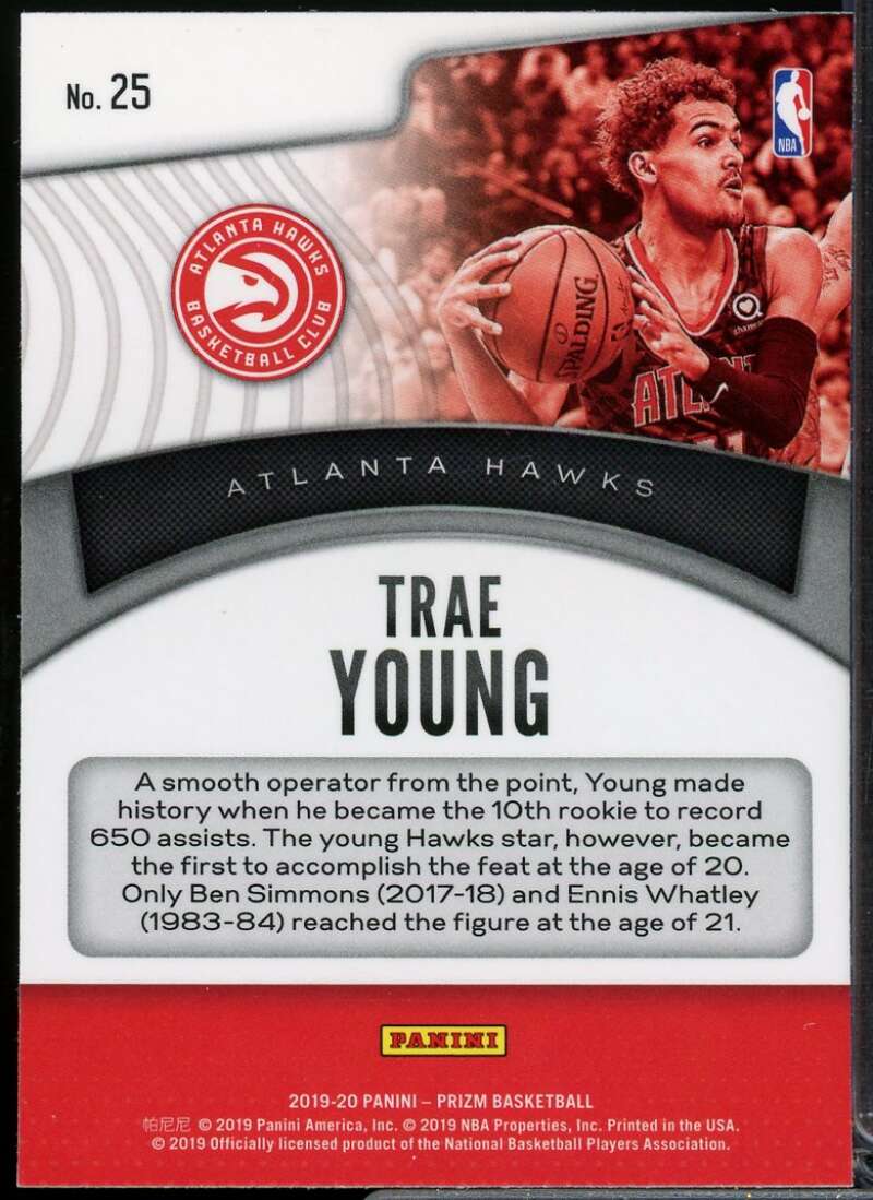 Trae Young Card 2019-20 Panini Prizm Dominance #25  Image 2