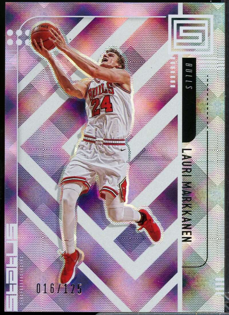 Lauri Markkanen Card 2019-20 Panini Status White Diamonds #50  Image 1