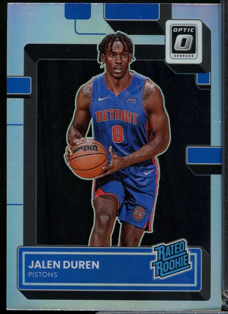 Jalen Duren Rookie Card 2022-23 Donruss Optic Holo #227  Image 1