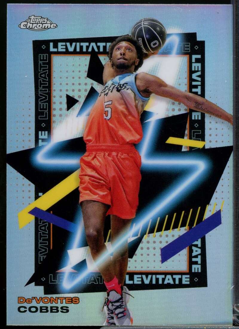 De'Vontes Cobbs Card 2021-22 Topps Chrome Overtime Elite Levitate #LEV6  Image 1
