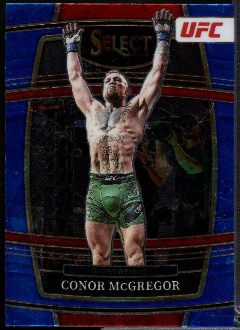Conor McGregor Card 2022 Select UFC Blue #93  Image 1