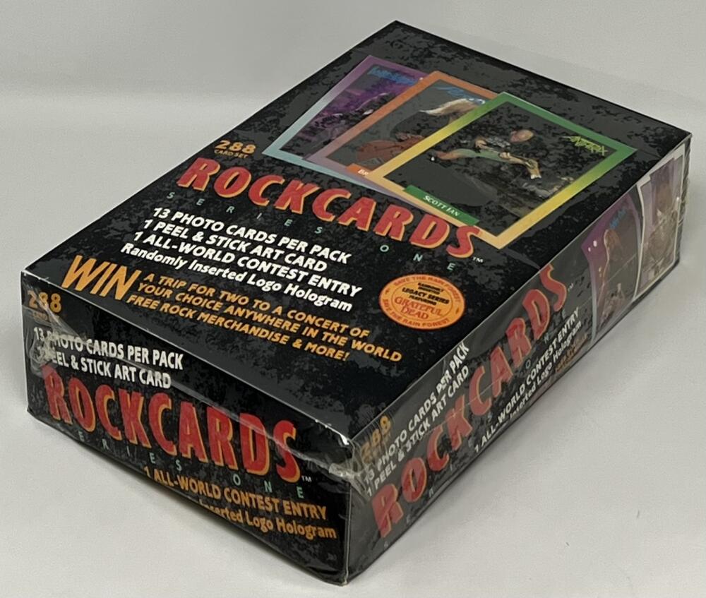 1991 Brockum Rockcards Series 1 Music Trading Cards Box Legacy Series Grateful Dead Image 1