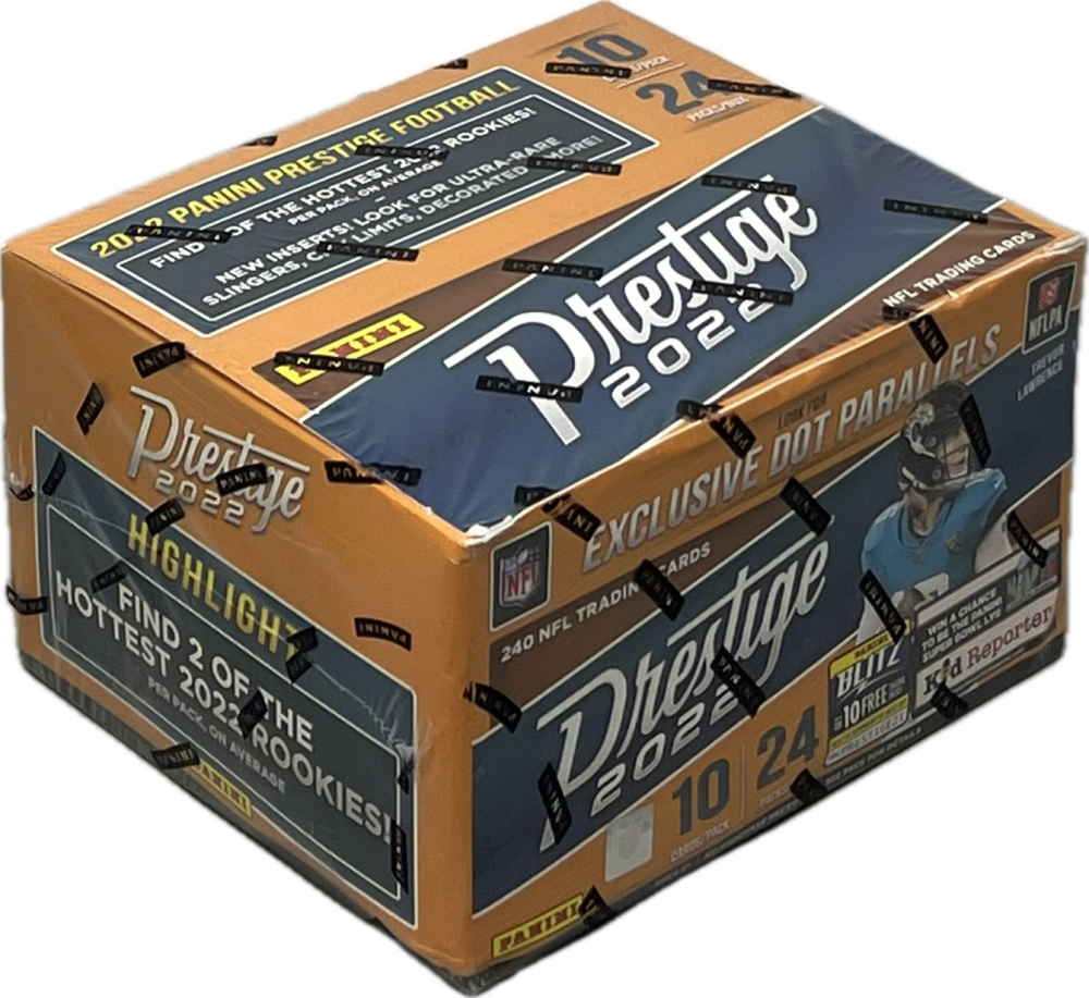 2022 Panini Prestige Football Retail 24-Pack Box Image 1