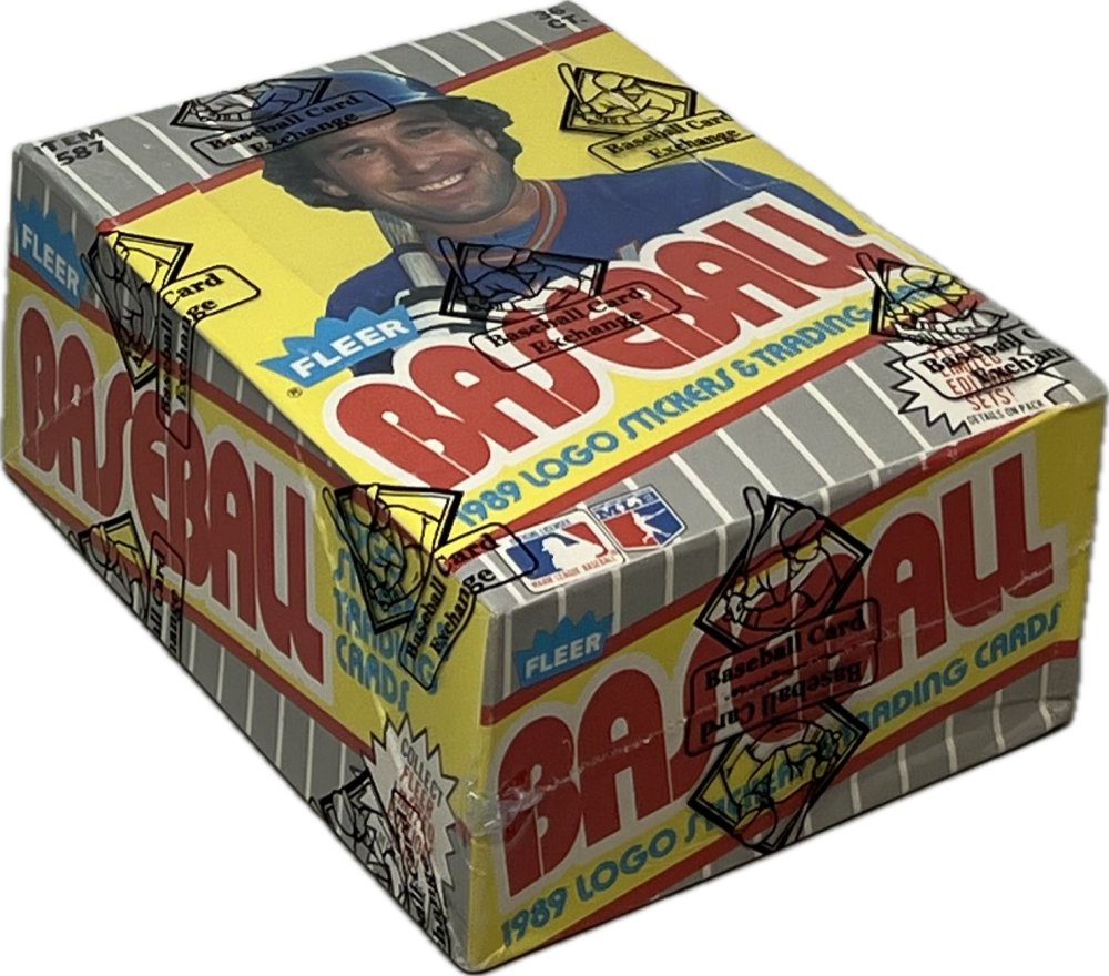 1989 Fleer Baseball Wax Box BBCE  Griffey Jr./ Ripken Image 1