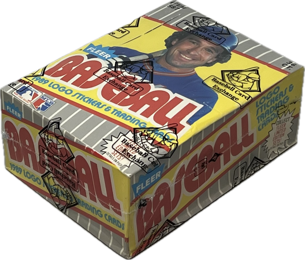 1989 Fleer Baseball Wax Box BBCE  Griffey Jr./ Ripken Image 2
