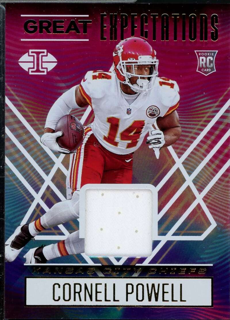 Cornell Powell Rookie 2021 Panini Illusions Great Expectations Materials #38  Image 1