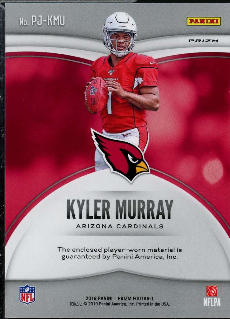 Kyler Murray Rookie Card 2019 Panini Prizm Premier Jerseys Pink #1  Image 2