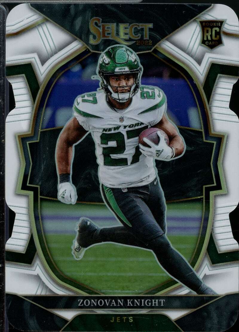 Zonovan Knight Rookie Card 2022 Select Prizm White Die Cut #89  Image 1