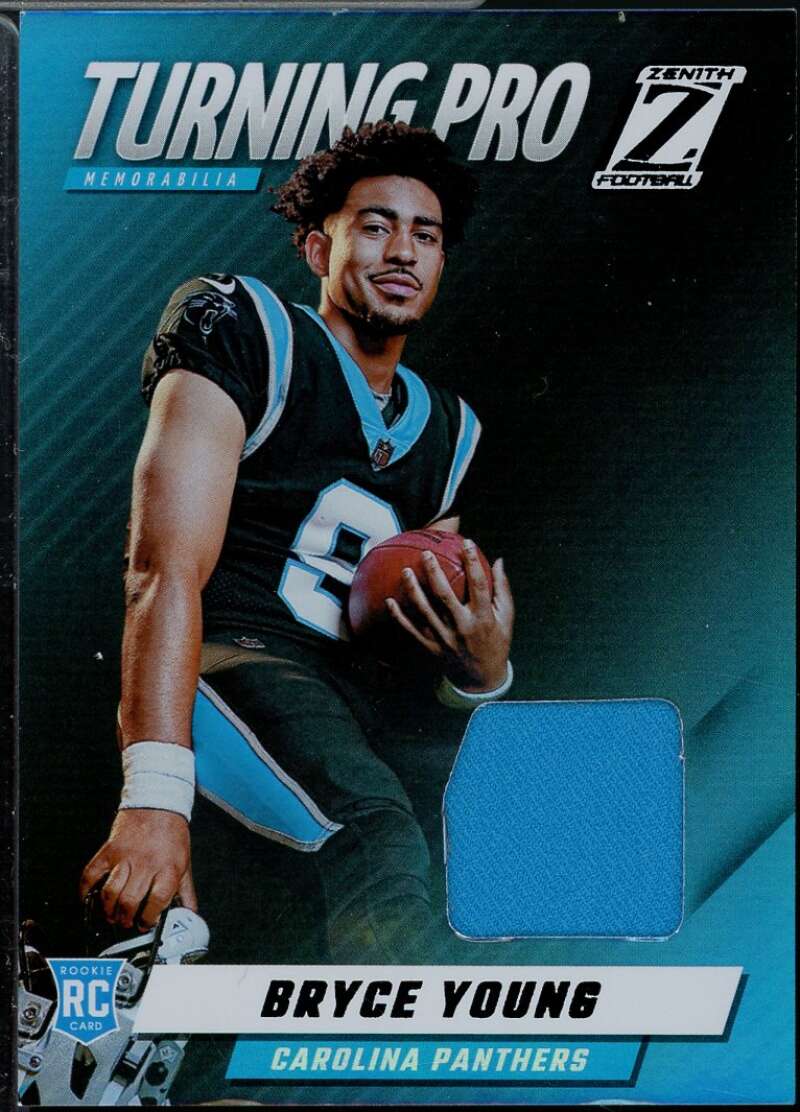 Bryce Young Rookie Card 2023 Zenith Turning Pro Memorabilia #8  Image 1