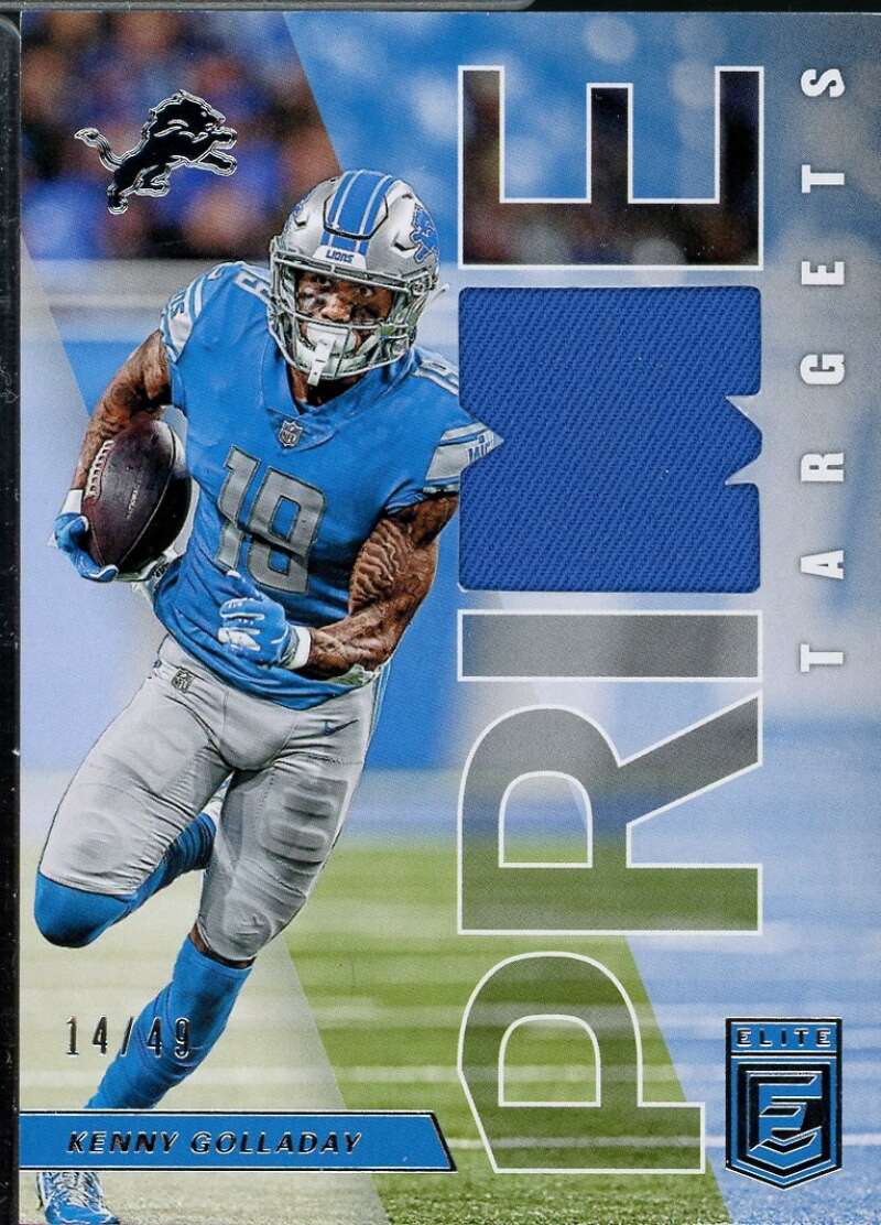 Kenny Golladay Card 2019 Elite Prime Targets Materials #11  Image 1