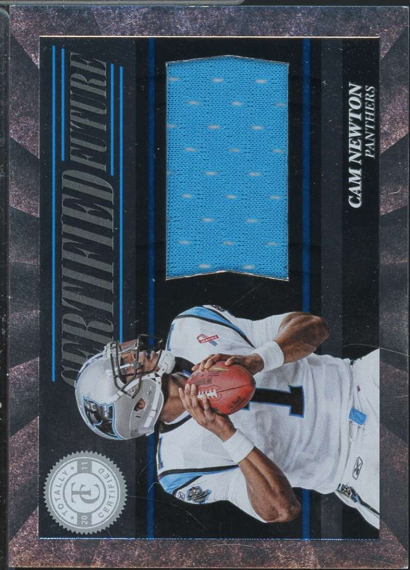 Cam Newton Rookie Card 2011 Totally Certified Future Materials #33  Image 1