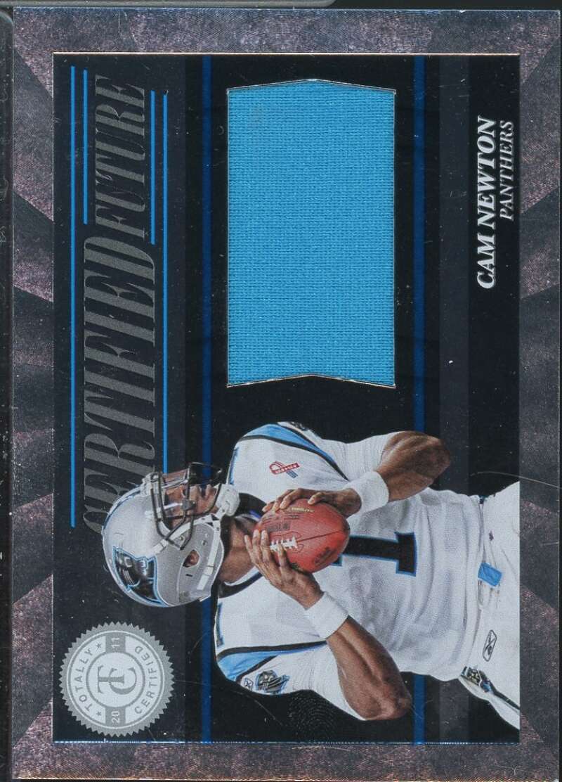 Cam Newton Rookie Card 2011 Totally Certified Future Materials #33  Image 1