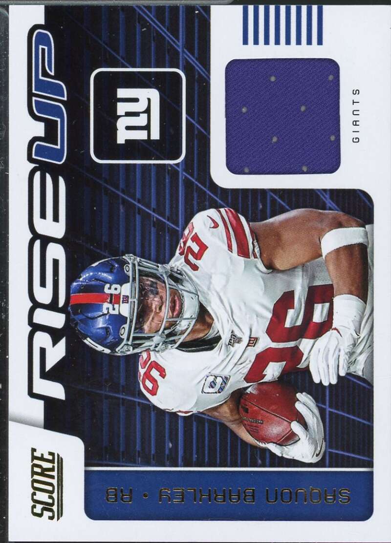 Saquon Barkley Card 2020 Score Rise Up Jerseys #21  Image 1