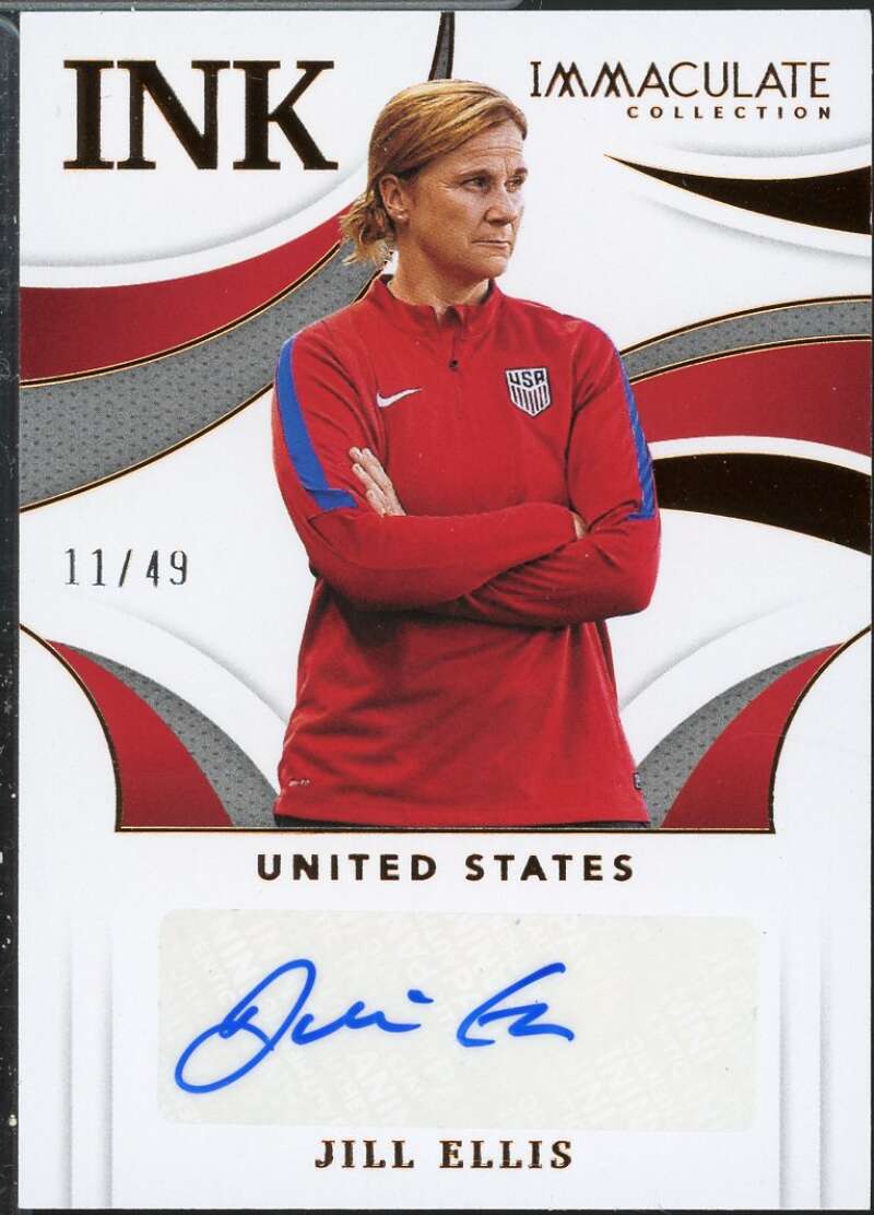 Jill Ellis Card 2021 Immaculate Collection Ink Bronze #17  Image 1