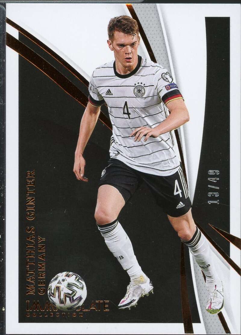 Matthias Ginter Card 2021 Immaculate Collection Bronze #65  Image 1