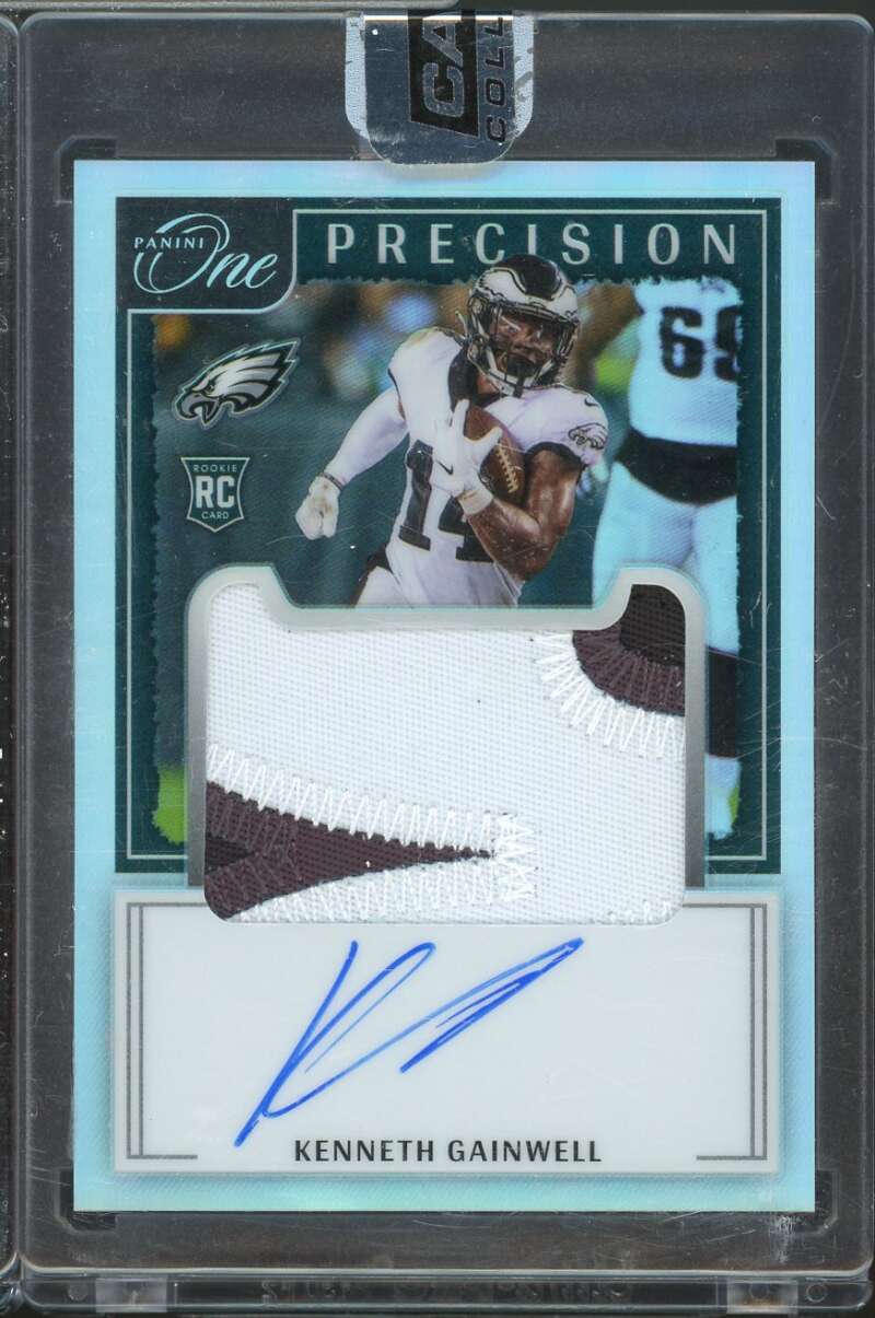 Kenneth Gainwell Card 2021 Panini One Precision Rookie Patch Autographs #328  Image 1