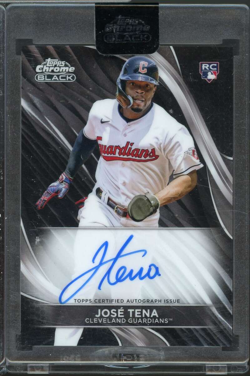 Jose Tena Card 2024 Topps Chrome Black Autographs #CBAJTE  Image 1