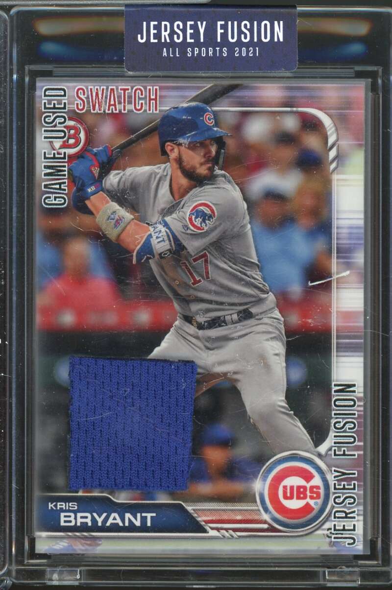 Game Used Swatch Card 2021 Jersey Fusion All Sport Edition Kris Bryant #JF-KB18  Image 1