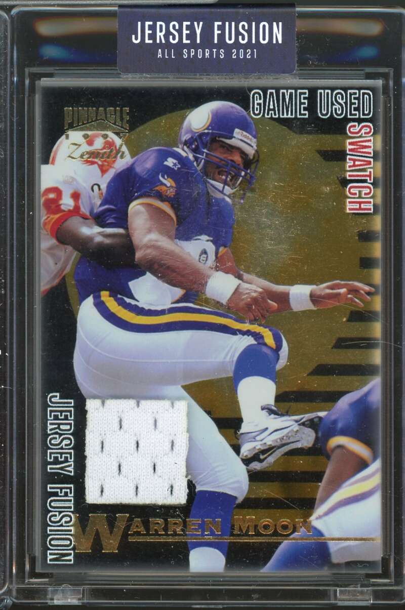 Game Used Swatch Card 2021 Jersey Fusion All Sport Edition Warren Moon #JF-WM94  Image 1