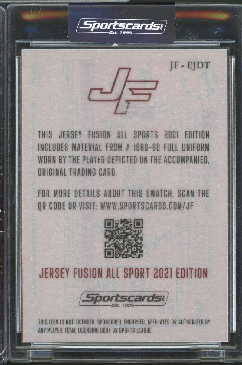 Game Used Swatch 2021 Jersey Fusion All Sport Edition Magic Johnson #JF-EJDT  Image 2
