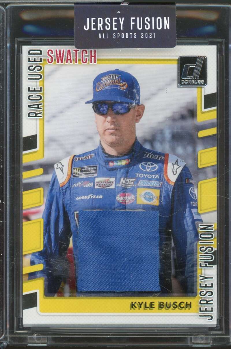 Game Used Swatch Card 2021 Jersey Fusion All Sport Edition Kyle Busch #JF-KBS06  Image 1