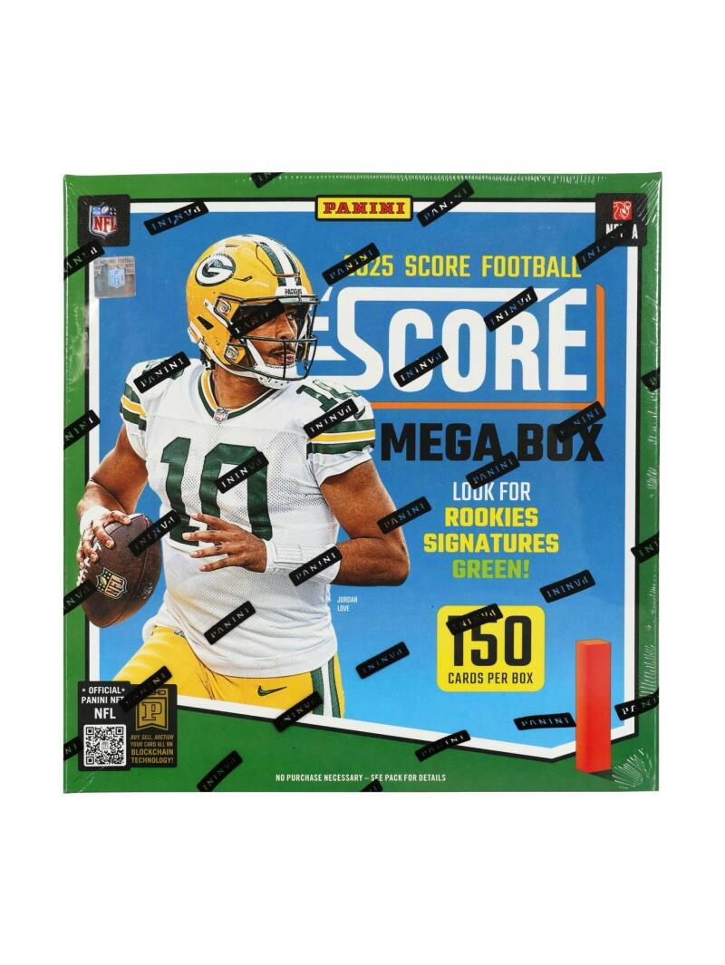 2025 Panini Score Football Mega Box  Signature Green (Square) Image 1