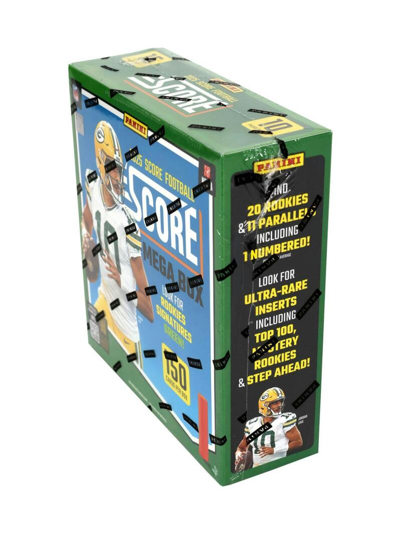 2025 Panini Score Football Mega Box  Signature Green (Square) Image 2