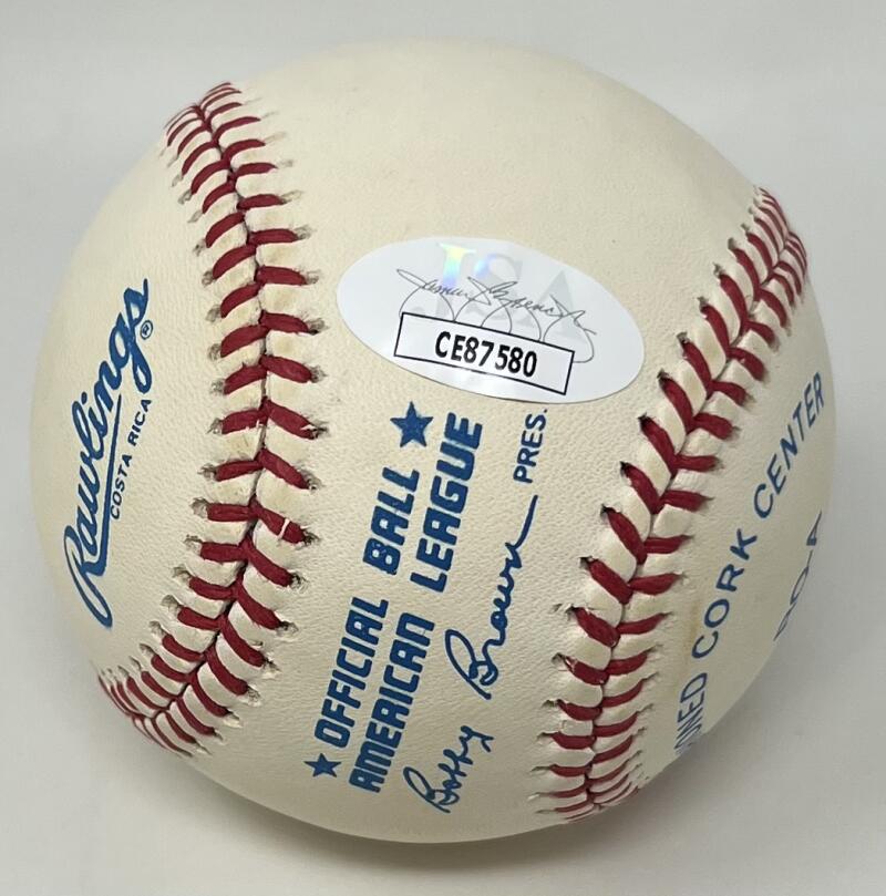 Juan Gonzalez Autograph Signed Official Major League Ball JSA Authentic  Image 2