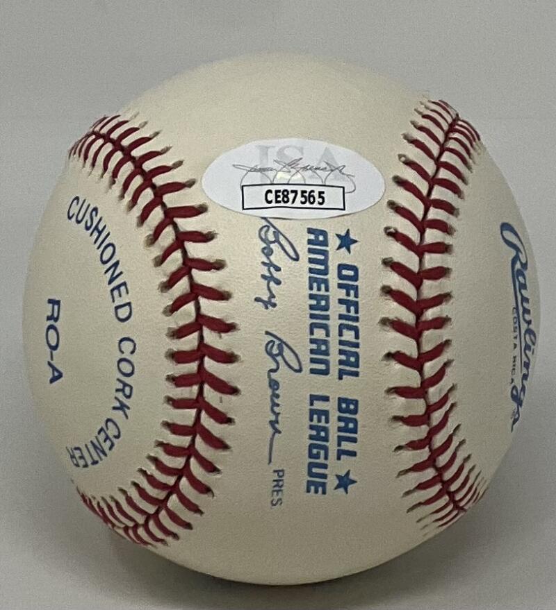 Dennis Eckersley Autograph Signed Official Major League Ball JSA Authentic  Image 2