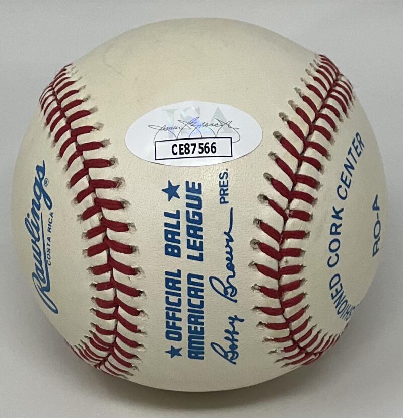 Carlton Fisk Autograph Signed Official Major League Ball JSA Authentic  Image 2